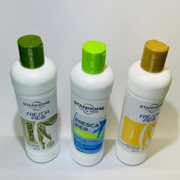 STANHOME FRESCA PIE BUNDLE OF 3 BOTTLES GREEN TE, ROSEMARY, ARNICA 300ml. - Picture 2 of 8